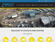 Tablet Screenshot of cowleyshire.co.nz